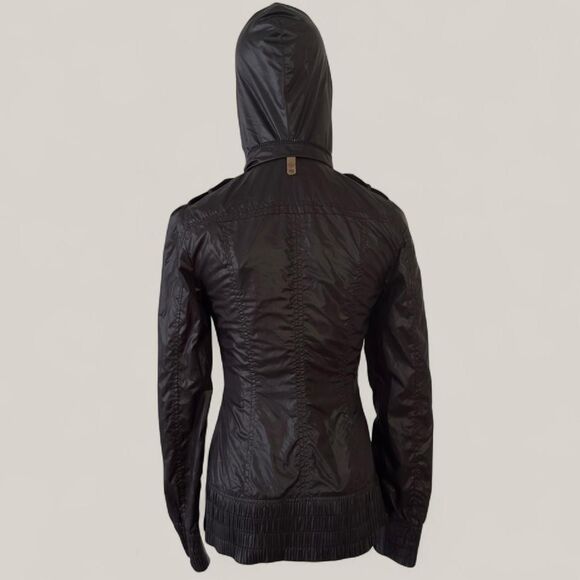 Mackage Soft Shell Rain Jacket Black XXS — Packable Bomber Style - Picture 2 of 6